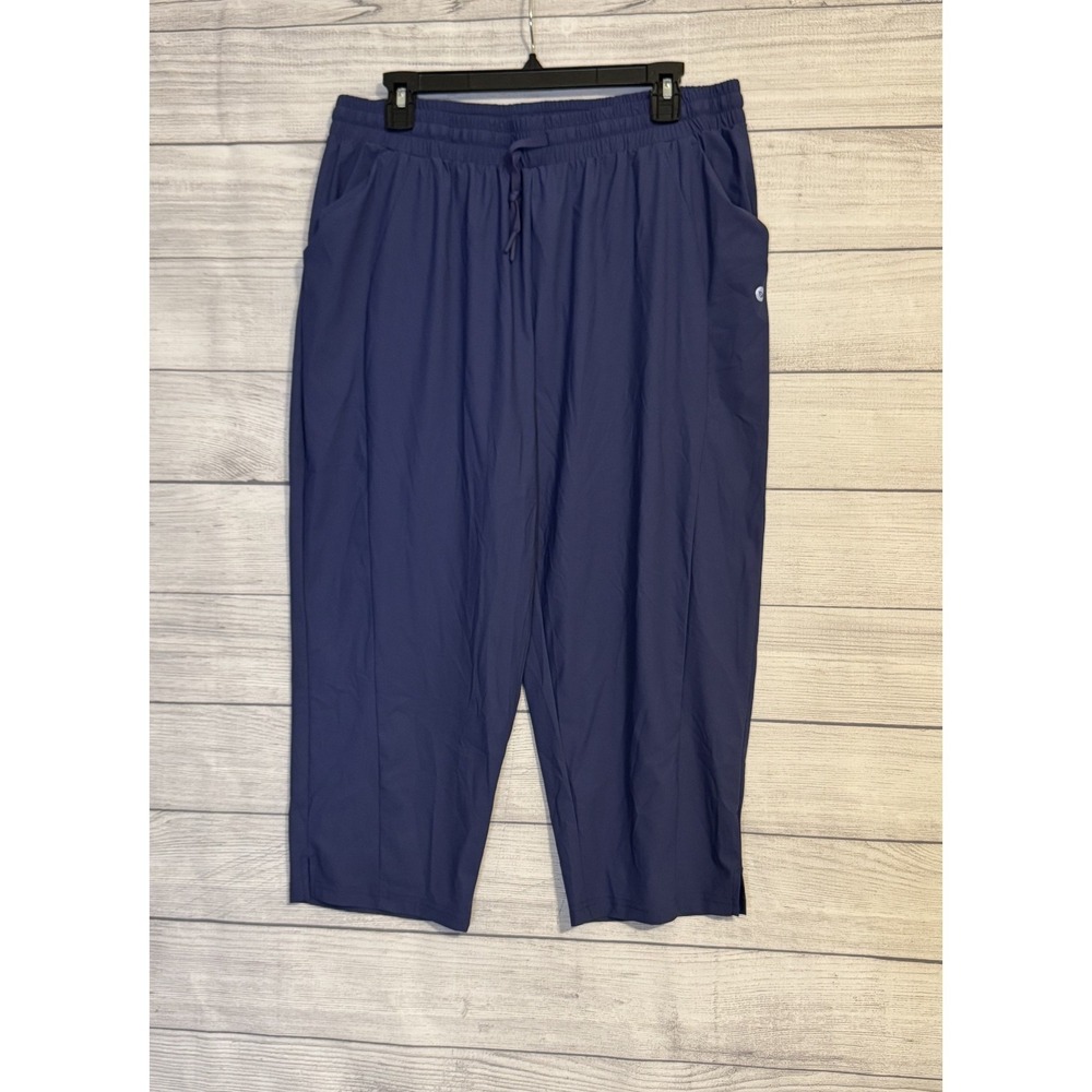 Baleaf Blue Cropped Athletic Pants – Women's 2XL